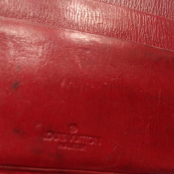 Louis Vuitton Epi All Leather Red Wallet - Picture 4 of 8